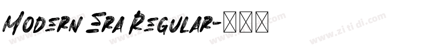 Modern Era Regular字体转换